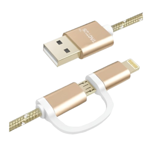 Tactus - USB Charging & Data Cable 2-in-1 (Golden Gold)