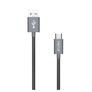 Tactus 2.1Amps Nylon Micro USB Data Cable, Cable Cord, Fast Charging (BLACK)