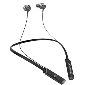 Tactus - Wireless Neck Band Bluetooth Earphone with Magnetic Earbuds (Black)