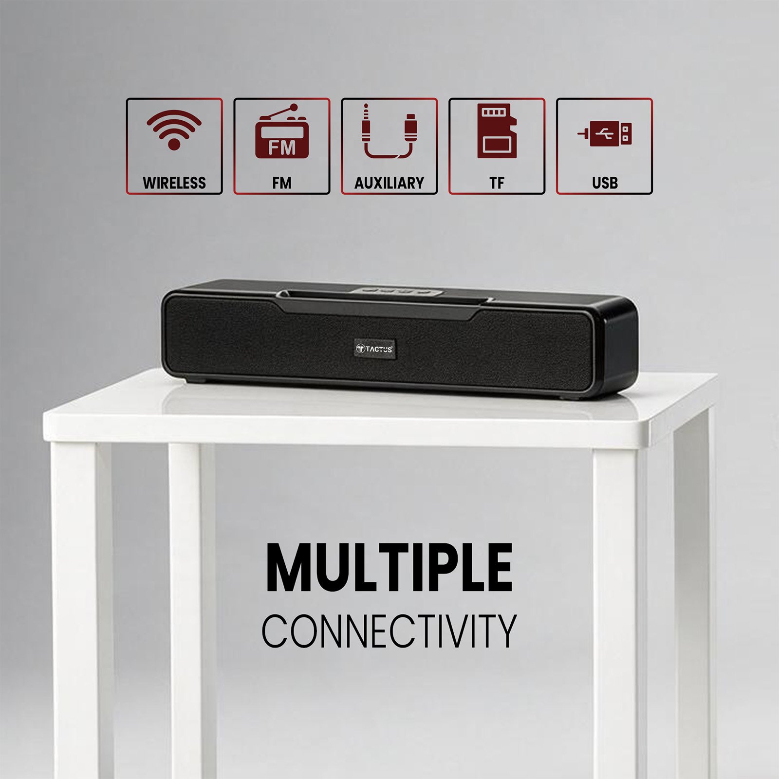 Sound Swag Black | Multiple Connectivity Options