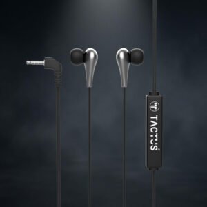 Excellent Comfortable Golden Black Wired Earphone (TWE72)