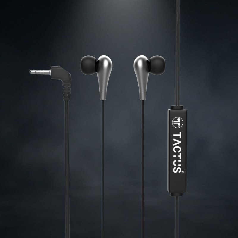 Excellent Comfortable Golden Black Wired Earphone (TWE72)