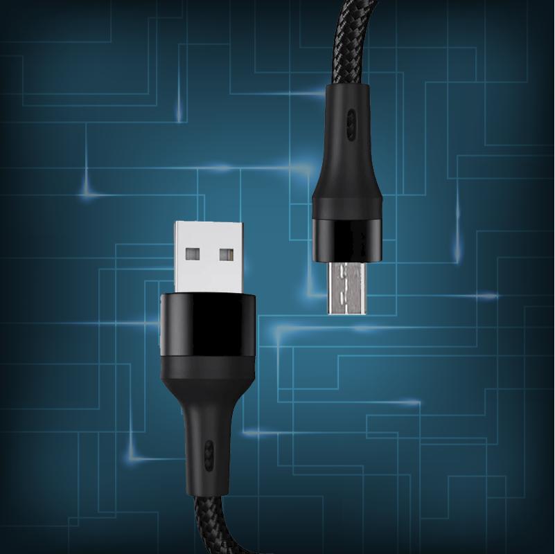 USB-B Type Nylon Braided 2 Meter USB Cable (T72MNM58)