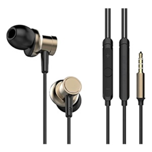 3.5mm Jack Wired Premium Metal Earphones (TWEI89)